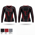 Eastbay Warriors 12U 59735081 Women's Long Sleeve V-neck Shirt - 1
