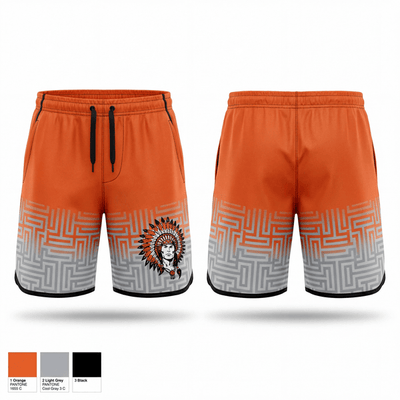 Honey Grove Warriors 3525033 Athletic Shorts With Pockets - 1
