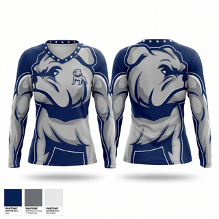 Womens Long Sleeve Vneck Shirt, Grangeville, Wrestling, Teamtime, Team time, sublimation, custom sports apparel, team uniforms, spirit wear, spiritwear, sports uniforms, custom shirts, team store, custom team store, fundraiser sports, apparel fundraiser