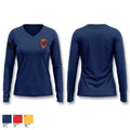 West End Fire Company 12752081 Women's Long Sleeve V-neck Shirt - 1