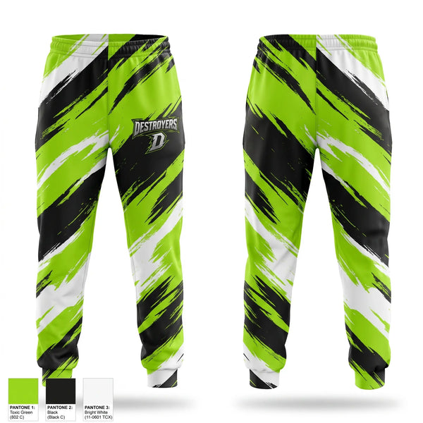Sweatpants, Midwest Destroyers, Softball, Teamtime, Team time, sublimation, custom sports apparel, team uniforms, spirit wear, spiritwear, sports uniforms, custom shirts, team store, custom team store, fundraiser sports, apparel fundraiser