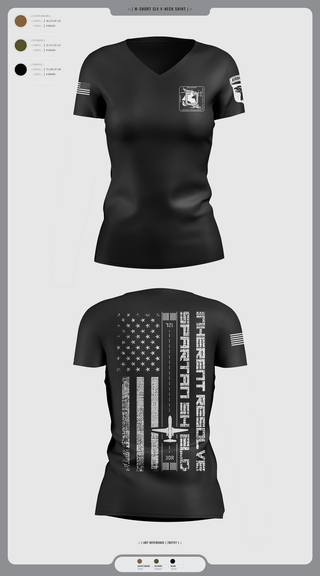 Womens Short Sleeve Vneck Shirt, Jet Det, Army, Teamtime, Team time, sublimation, custom sports apparel, team uniforms, spirit wear, spiritwear, sports uniforms, custom shirts, team store, custom team store, fundraiser sports, apparel fundraiser