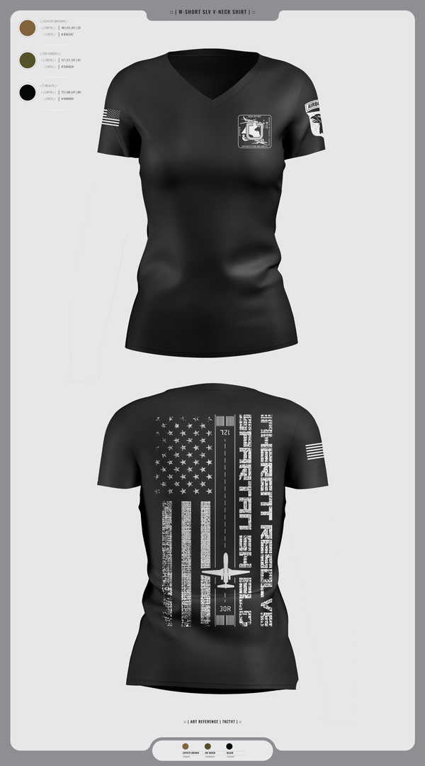 Womens Short Sleeve Vneck Shirt, Jet Det, Army, Teamtime, Team time, sublimation, custom sports apparel, team uniforms, spirit wear, spiritwear, sports uniforms, custom shirts, team store, custom team store, fundraiser sports, apparel fundraiser
