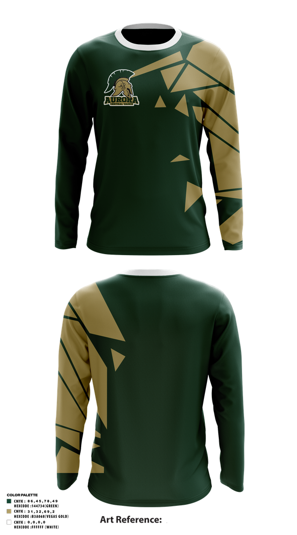 Long Sleeve Performance Shirt, Aurora Central High School Dance, Spirit Store, Teamtime, Team time, sublimation, custom sports apparel, team uniforms, spirit wear, spiritwear, sports uniforms, custom shirts, team store, custom team store, fundraiser sports, apparel fundraiser