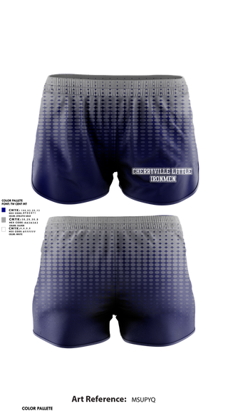 Womens Shorts, Cherryville Little Ironmen, , Teamtime, Team time, sublimation, custom sports apparel, team uniforms, spirit wear, spiritwear, sports uniforms, custom shirts, team store, custom team store, fundraiser sports, apparel fundraiser