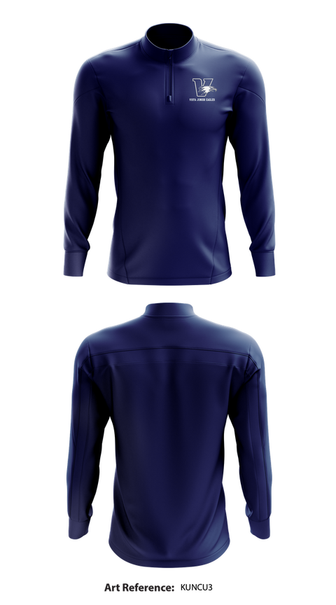 Quarter Zip Jacket, Vista Junior Eagles, , Teamtime, Team time, sublimation, custom sports apparel, team uniforms, spirit wear, spiritwear, sports uniforms, custom shirts, team store, custom team store, fundraiser sports, apparel fundraiser