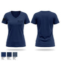 Sheridan fire district Women's Short Sleeve V-neck Shirt - 1