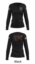 Philadelphia Police 64135919 Women's Long Sleeve V-neck Shirt - 35