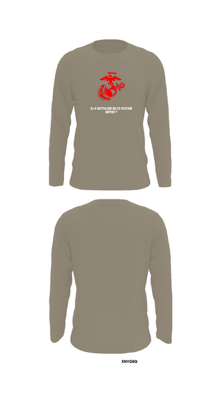 Long Sleeve Performance Shirt, H&S Battalion HQ CO Station Motor T, , Teamtime, Team time, sublimation, custom sports apparel, team uniforms, spirit wear, spiritwear, sports uniforms, custom shirts, team store, custom team store, fundraiser sports, apparel fundraiser