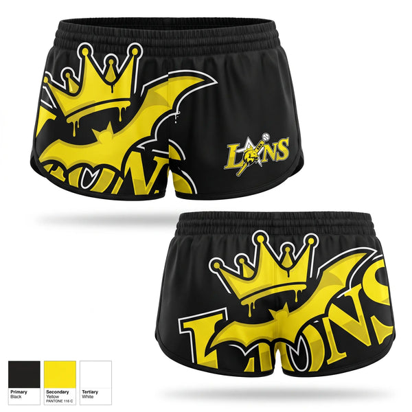 Womens Shorts, KBALIONS, Baseball, Teamtime, Team time, sublimation, custom sports apparel, team uniforms, spirit wear, spiritwear, sports uniforms, custom shirts, team store, custom team store, fundraiser sports, apparel fundraiser