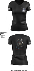 2nd Flt Platoon, B/101 Avn Regt, 101st ABN DIV 10364958 Women's Short Sleeve V-neck Shirt - 5