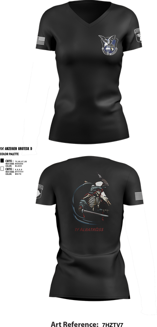 Womens Short Sleeve Vneck Shirt, 2nd Flt Platoon, B/101 Avn Regt, 101st ABN DIV, , Teamtime, Team time, sublimation, custom sports apparel, team uniforms, spirit wear, spiritwear, sports uniforms, custom shirts, team store, custom team store, fundraiser sports, apparel fundraiser