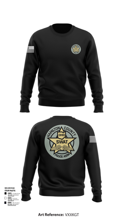 HCPA Swat 1437477 Crew Neck Sweatshirt - 102