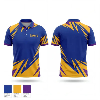 Lakers 15552823 Short Sleeve Performance Polo - 1