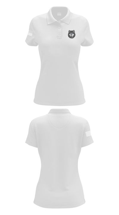 Breckenridge Huskies 80575724 Women's Short Sleeve Performance Polo  - 17