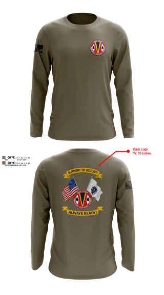 Long Sleeve Performance Shirt, HHC 151st RSG, Army, Teamtime, Team time, sublimation, custom sports apparel, team uniforms, spirit wear, spiritwear, sports uniforms, custom shirts, team store, custom team store, fundraiser sports, apparel fundraiser