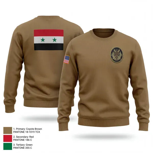 Crew Neck Sweatshirt, SOJTF, Army, Teamtime, Team time, sublimation, custom sports apparel, team uniforms, spirit wear, spiritwear, sports uniforms, custom shirts, team store, custom team store, fundraiser sports, apparel fundraiser