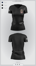 Holly Springs Police Department 98062280 Women's Short Sleeve V-neck Shirt - 2