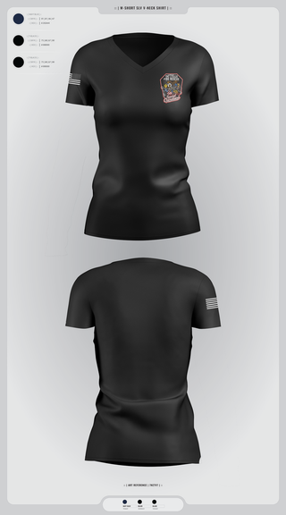 Womens Short Sleeve Vneck Shirt, Holly Springs Police Department, , Teamtime, Team time, sublimation, custom sports apparel, team uniforms, spirit wear, spiritwear, sports uniforms, custom shirts, team store, custom team store, fundraiser sports, apparel fundraiser