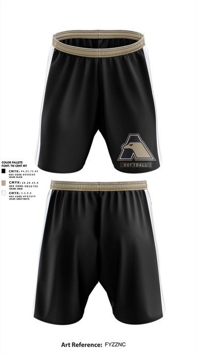 All-Army Softball 18643751 Athletic Shorts With Pockets - 1