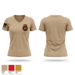 Womens Short Sleeve Vneck Shirt, Macon-Bibb Fire Investigation Division, Fire Department, Teamtime, Team time, sublimation, custom sports apparel, team uniforms, spirit wear, spiritwear, sports uniforms, custom shirts, team store, custom team store, fundraiser sports, apparel fundraiser