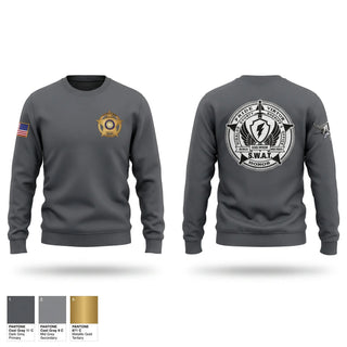 Crew Neck Sweatshirt, Hidalgo County Sheriff’s Office SWAT, Police, Teamtime, Team time, sublimation, custom sports apparel, team uniforms, spirit wear, spiritwear, sports uniforms, custom shirts, team store, custom team store, fundraiser sports, apparel fundraiser