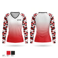 U H R Women's Long Sleeve V-neck Shirt - 1