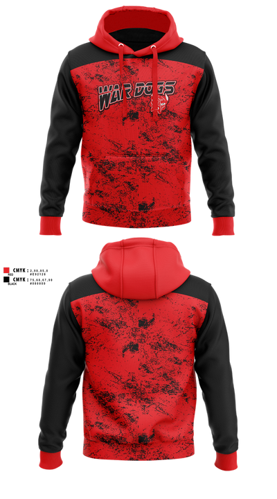 War Dogs Travel Flag Football 35001578 Hoodie - 1