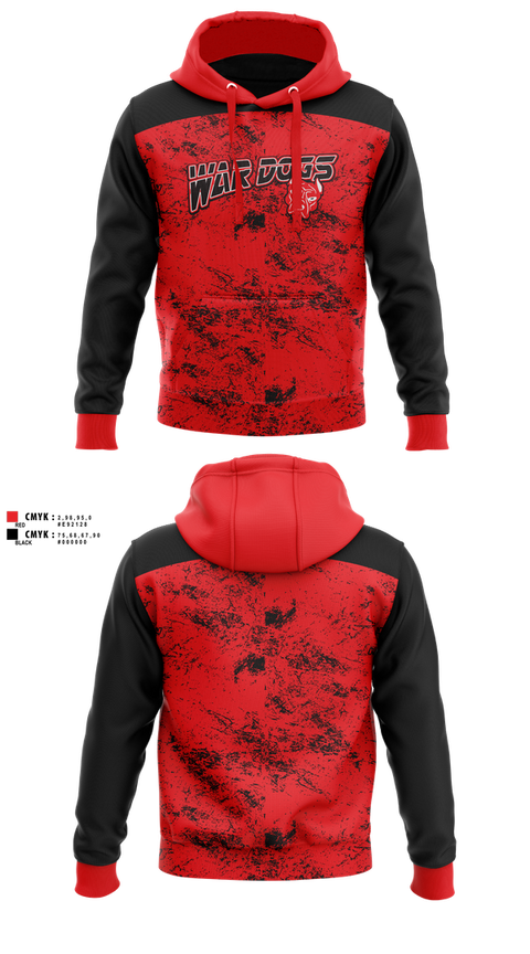 Hoodie, War Dogs Travel Flag Football, Men's Basketball, Teamtime, Team time, sublimation, custom sports apparel, team uniforms, spirit wear, spiritwear, sports uniforms, custom shirts, team store, custom team store, fundraiser sports, apparel fundraiser