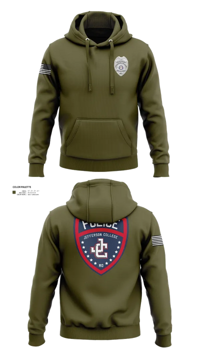 Jefferson College Police Department 39962708 Hoodie - 23