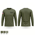 1st Marine Division HQ Battalion Comm Co 31335533 Long Sleeve Performance Shirt - 1
