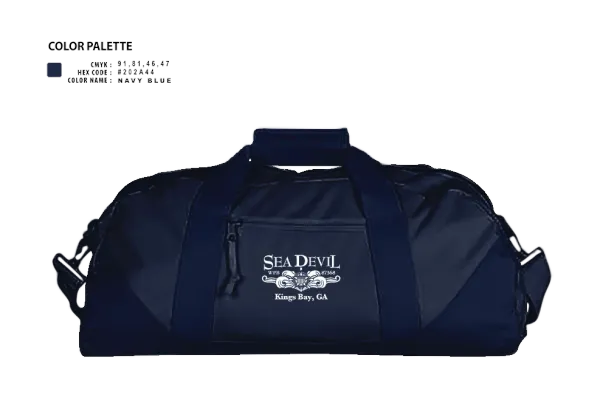 Duffle Bag, USCGC SEADEVIL, , Teamtime, Team time, sublimation, custom sports apparel, team uniforms, spirit wear, spiritwear, sports uniforms, custom shirts, team store, custom team store, fundraiser sports, apparel fundraiser