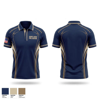 Short Sleeve Performance Polo, Granite Canon Fire Rescue, Fire Department, Teamtime, Team time, sublimation, custom sports apparel, team uniforms, spirit wear, spiritwear, sports uniforms, custom shirts, team store, custom team store, fundraiser sports, apparel fundraiser