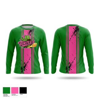 Long Sleeve Performance Shirt, Turtles, Softball, Teamtime, Team time, sublimation, custom sports apparel, team uniforms, spirit wear, spiritwear, sports uniforms, custom shirts, team store, custom team store, fundraiser sports, apparel fundraiser