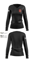 Pickaway county box 65 Women's Long Sleeve V-neck Shirt - 100