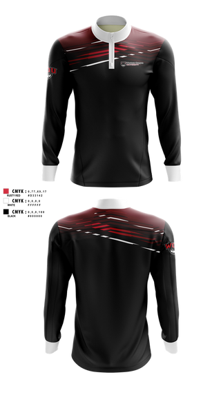 Quarter Zip Jacket, Western Oregon University Equestrian, Spirit Store, Teamtime, Team time, sublimation, custom sports apparel, team uniforms, spirit wear, spiritwear, sports uniforms, custom shirts, team store, custom team store, fundraiser sports, apparel fundraiser
