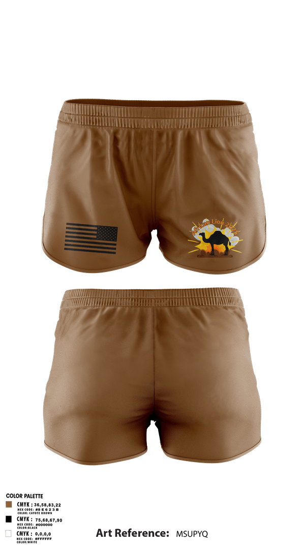 Ranger Panties, 205th TPASE, , Teamtime, Team time, sublimation, custom sports apparel, team uniforms, spirit wear, spiritwear, sports uniforms, custom shirts, team store, custom team store, fundraiser sports, apparel fundraiser