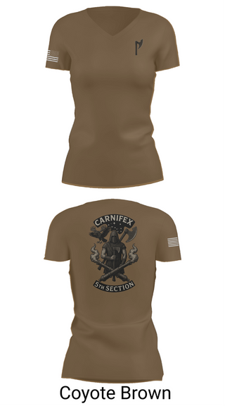Womens Short Sleeve Vneck Shirt, 2-8 FA, C BTRY, , Teamtime, Team time, sublimation, custom sports apparel, team uniforms, spirit wear, spiritwear, sports uniforms, custom shirts, team store, custom team store, fundraiser sports, apparel fundraiser