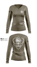 CJTF-HOA 54156011 Women's Long Sleeve V-neck Shirt - 6