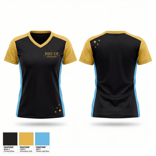 Womens Short Sleeve Vneck Shirt, Rise Up Dance Academy, Cheer, Teamtime, Team time, sublimation, custom sports apparel, team uniforms, spirit wear, spiritwear, sports uniforms, custom shirts, team store, custom team store, fundraiser sports, apparel fundraiser
