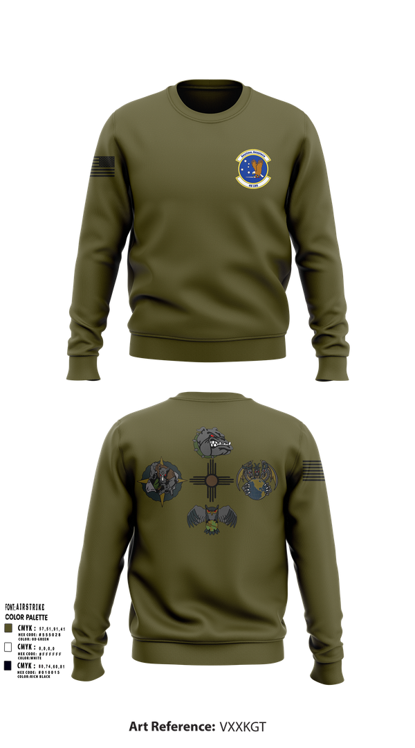 Crew Neck Sweatshirt, 49 LRS, Air Force, Teamtime, Team time, sublimation, custom sports apparel, team uniforms, spirit wear, spiritwear, sports uniforms, custom shirts, team store, custom team store, fundraiser sports, apparel fundraiser