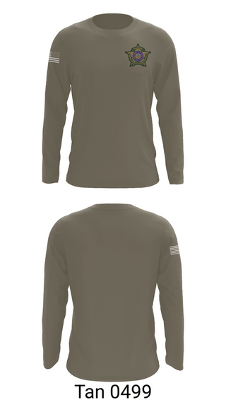Long Sleeve Performance Shirt, Grayson County Sheriff's Office, Police, Teamtime, Team time, sublimation, custom sports apparel, team uniforms, spirit wear, spiritwear, sports uniforms, custom shirts, team store, custom team store, fundraiser sports, apparel fundraiser
