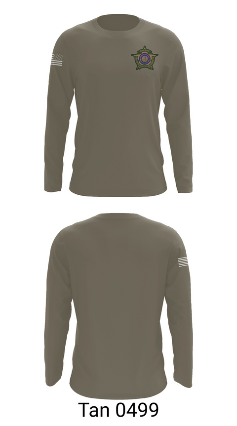 Long Sleeve Performance Shirt, Grayson County Sheriff's Office, Police, Teamtime, Team time, sublimation, custom sports apparel, team uniforms, spirit wear, spiritwear, sports uniforms, custom shirts, team store, custom team store, fundraiser sports, apparel fundraiser