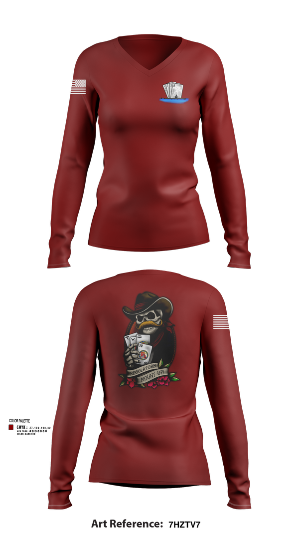 Womens Long Sleeve Vneck Shirt, USS Jefferson City, , Teamtime, Team time, sublimation, custom sports apparel, team uniforms, spirit wear, spiritwear, sports uniforms, custom shirts, team store, custom team store, fundraiser sports, apparel fundraiser