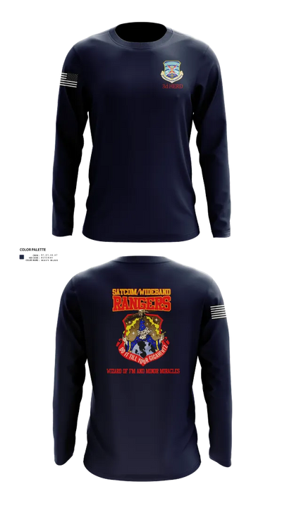 3d Combat Communications Group Long Sleeve Performance Shirt 10
