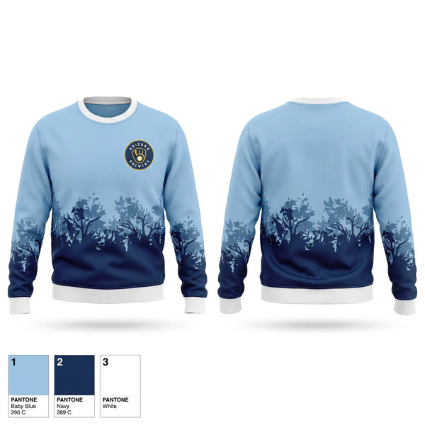 Crew Neck Sweatshirt, Arizona Brewers, Baseball, Teamtime, Team time, sublimation, custom sports apparel, team uniforms, spirit wear, spiritwear, sports uniforms, custom shirts, team store, custom team store, fundraiser sports, apparel fundraiser