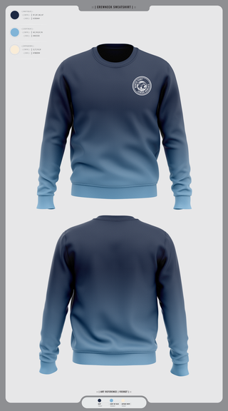 Crew Neck Sweatshirt, North Port Jr Bobcats, , Teamtime, Team time, sublimation, custom sports apparel, team uniforms, spirit wear, spiritwear, sports uniforms, custom shirts, team store, custom team store, fundraiser sports, apparel fundraiser