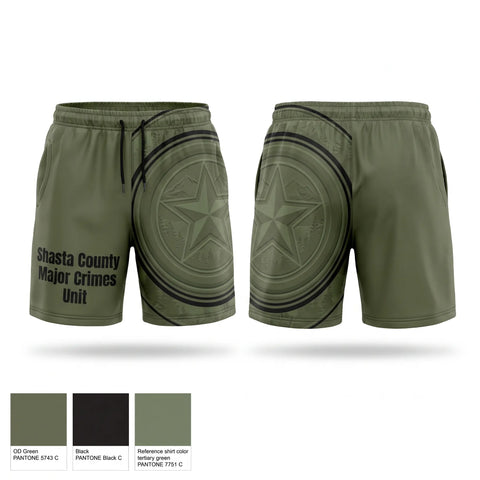 Athletic Shorts With Pockets, Shasta County Major Crimes Unit, Police, Teamtime, Team time, sublimation, custom sports apparel, team uniforms, spirit wear, spiritwear, sports uniforms, custom shirts, team store, custom team store, fundraiser sports, apparel fundraiser