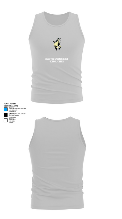 Manitou Springs High School Cheer 43487392 Tank Top - 13