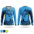 Leviathan Wrestling Academy Women's Long Sleeve V-neck Shirt - 1